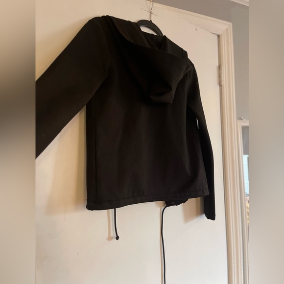 Blank NYC‎ Hooded open drape Moto Jacket Womens Size XS - Picture 3 of 8